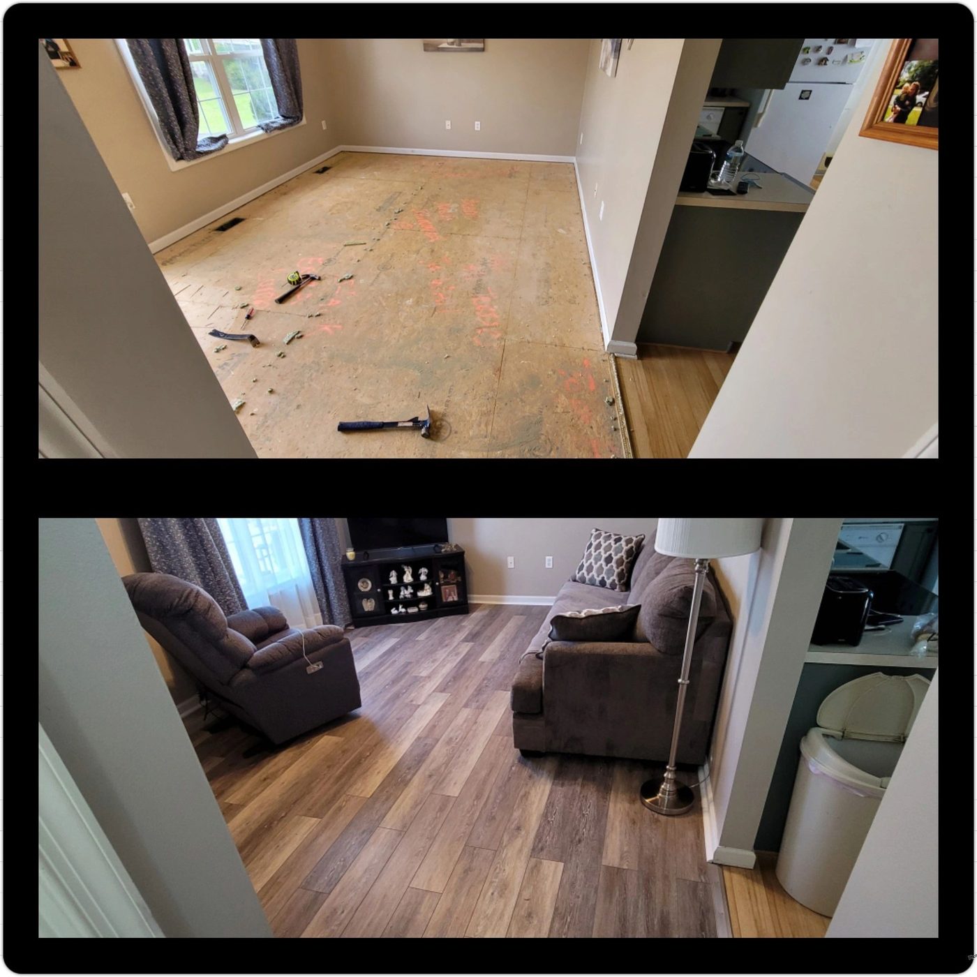 Flooring work they uploaded to the live site.